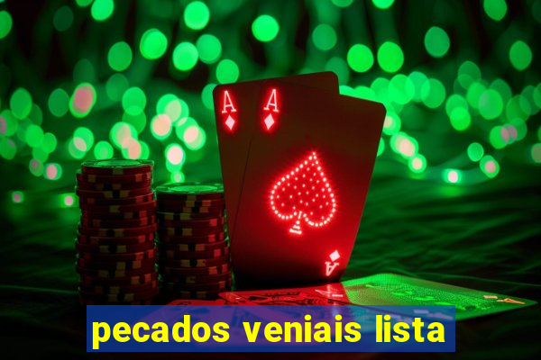 pecados veniais lista